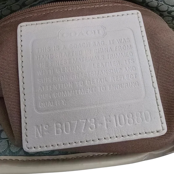 Coach Signature Colorful Patchwork Tote Bag Y2K Pastel - Picture 8 of 11